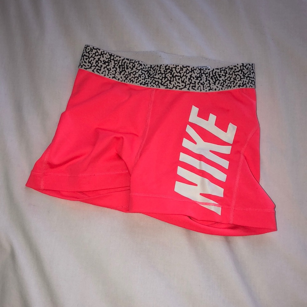 bright coral nike pros